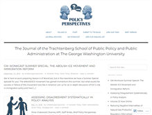 Tablet Screenshot of policy-perspectives.org